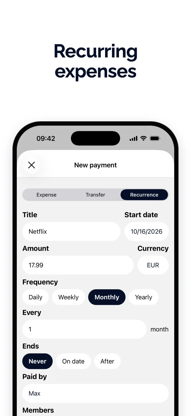 Recurring expenses
